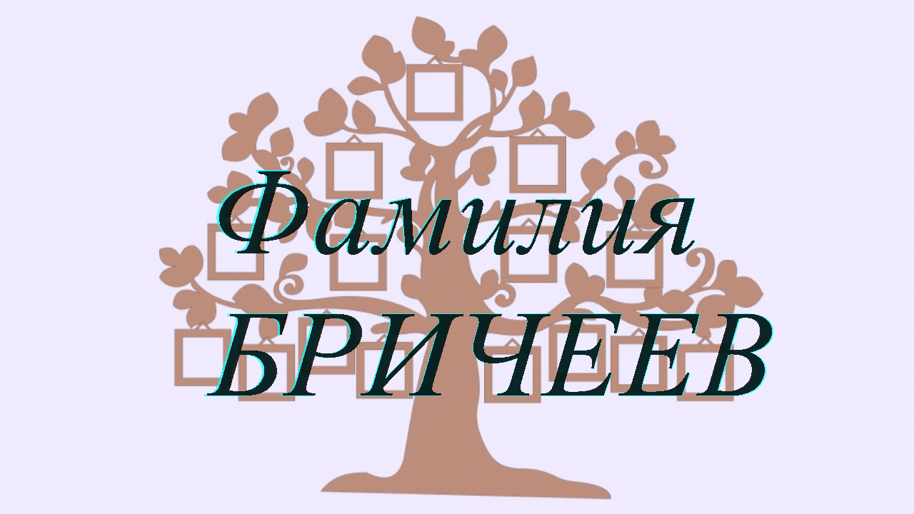 Фамилия БРИЧЕЕВ ; происхождение история и значение