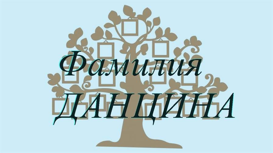 Фамилия ДАНЦИНА ; происхождение история и значение