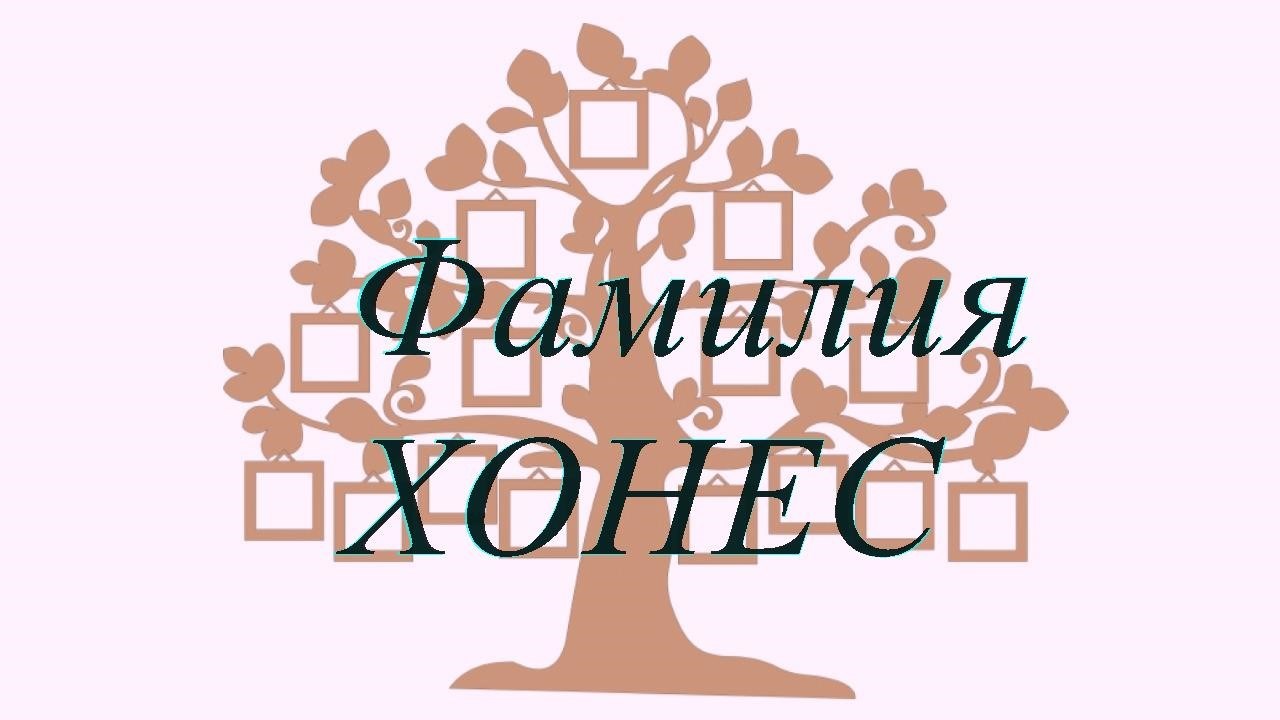 Фамилия ХОНЕС ; происхождение история и значение