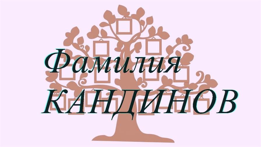 Фамилия КАНДИНОВ ; происхождение история и значение