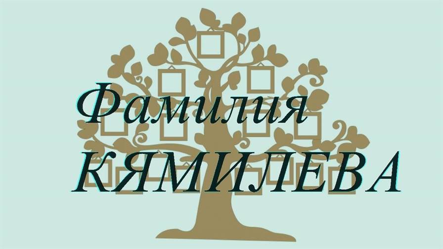Фамилия КЯМИЛЕВА ; происхождение история и значение