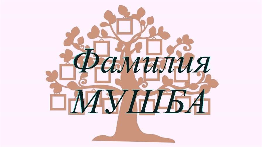 Фамилия МУШБА ; происхождение история и значение