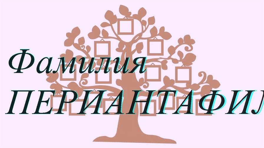 Фамилия ПЕРИАНТАФИЛИДИ ; происхождение история и значение