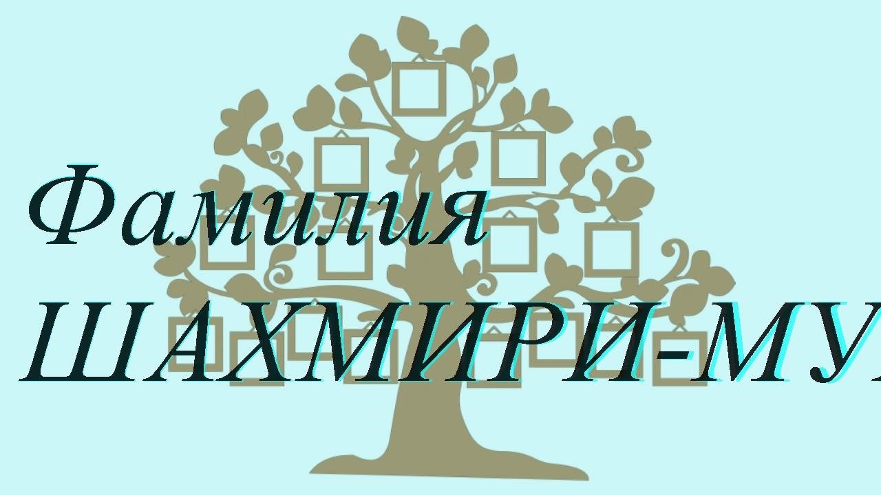 Фамилия ШАХМИРИ-МУХАМЕД ; происхождение история и значение