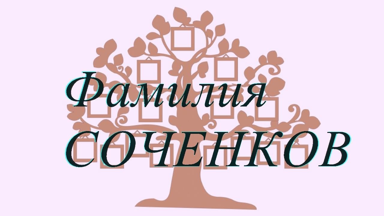 Фамилия СОЧЕНКОВ ; происхождение история и значение