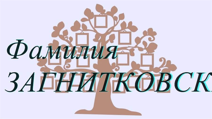 Фамилия ЗАГНИТКОВСКИЙ ; происхождение история и значение