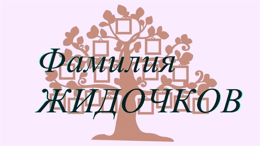 Фамилия ЖИДОЧКОВ ; происхождение история и значение