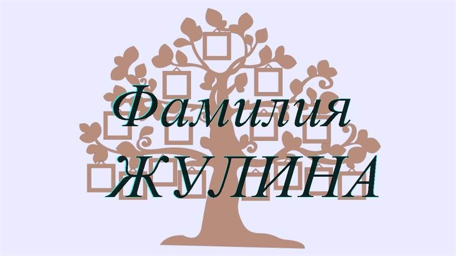 Фамилия ЖУЛИНА ; происхождение история и значение